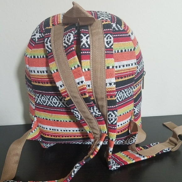 MOVING SALE FINAL PRICE Brand new bohemian handmade mini backpack - Picture 3 of 4